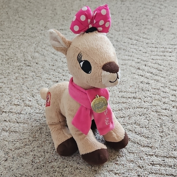 Clarice Plush – 50th Anniversary Edition – Rudolph the Red-Nosed Reindeer - Picture 1 of 11